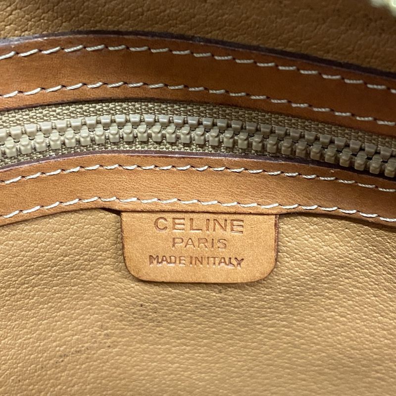 Celine Tote Macadam Brown Gold