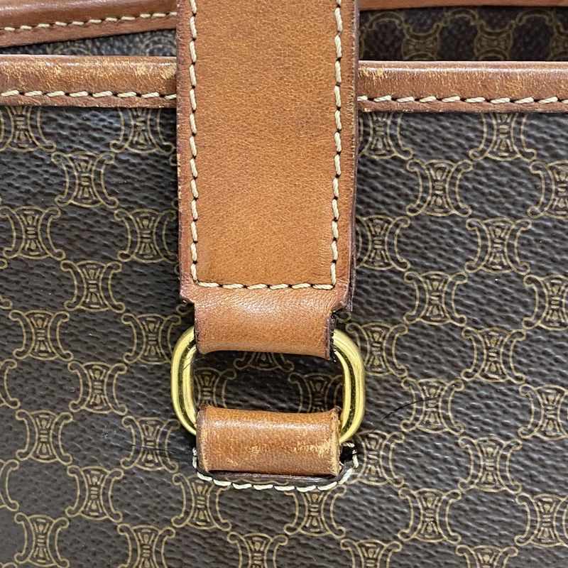 Celine Tote Macadam Brown Gold