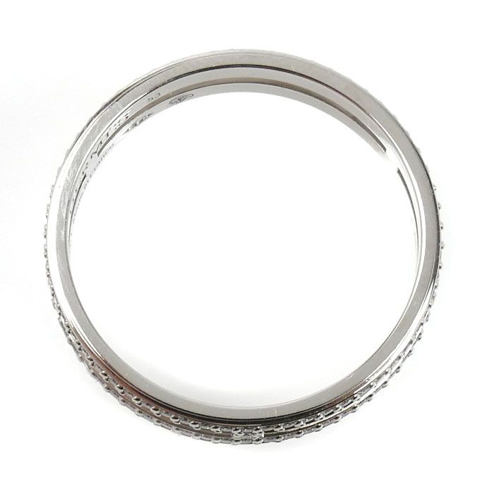 Hermes 18K White Gold Arianne PM Diamond Ring