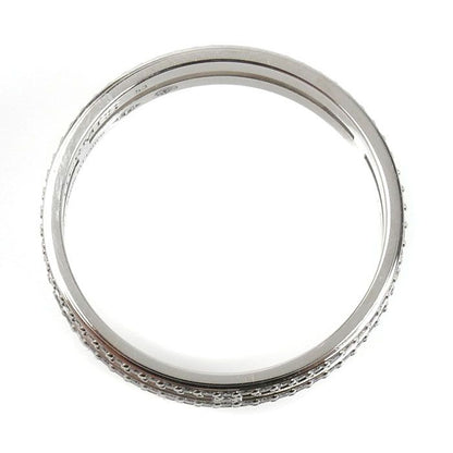 Hermes 18K White Gold Arianne PM Diamond Ring