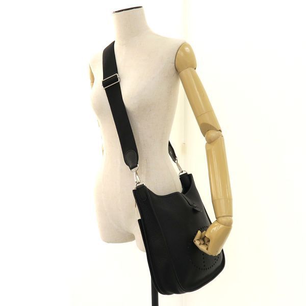 Hermes Evelyne Handbag Black