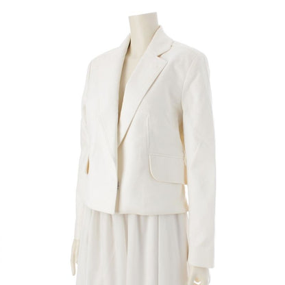 Dior Cotton Galiano Era Tiered Jacket White 42