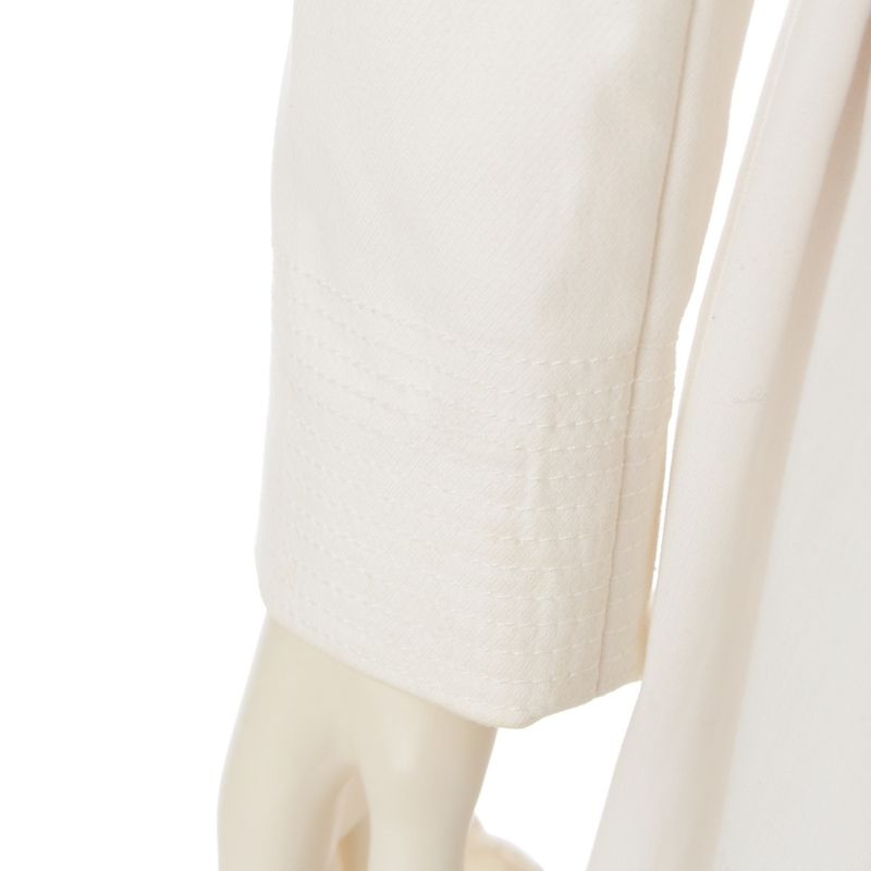 Dior Cotton Galiano Era Tiered Jacket White 42