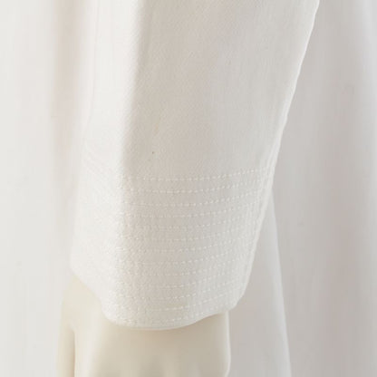 Dior Cotton Galiano Era Tiered Jacket White 42