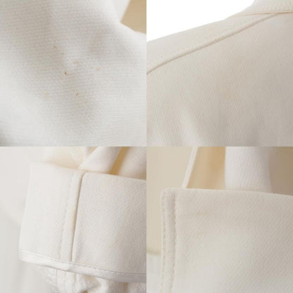 Dior Cotton Galiano Era Tiered Jacket White 42
