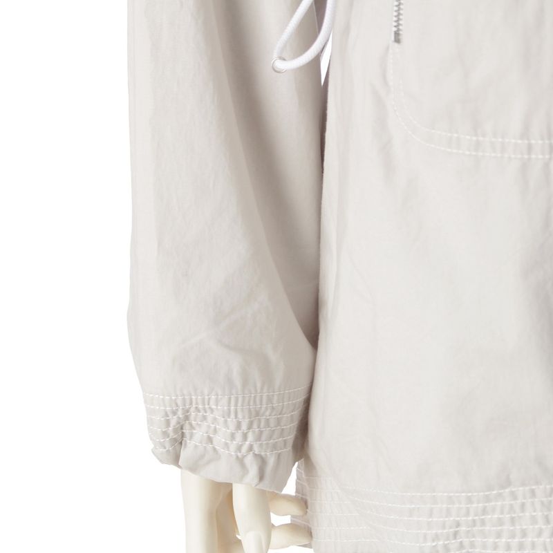 Chanel Sports Cotton Long Jacket Hoodie Gray 36