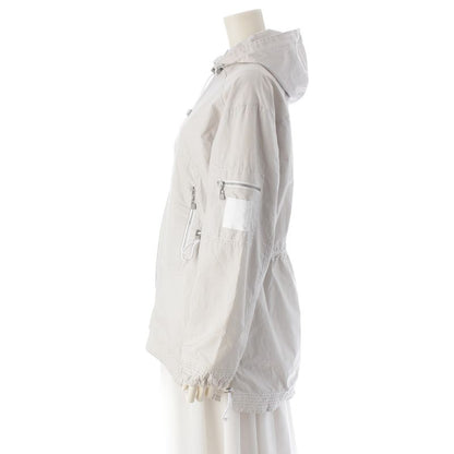 Chanel Sports Cotton Long Jacket Hoodie Gray 36
