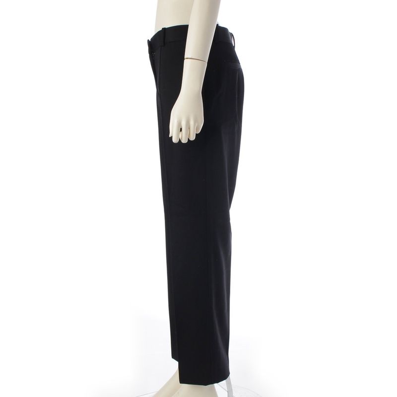 Celine Phoebe Philo Era Wool Cashmere Trousers Pants Black 38
