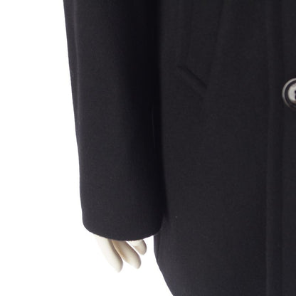 Celine Cashmere Double Breasted Car Navigation Piece Coat Black