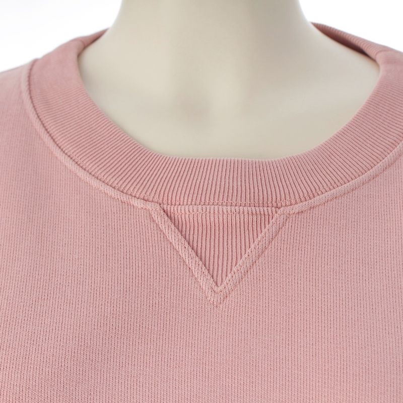 Loewe Cotton Anagram Logo Cropped Sweatshirt Pink