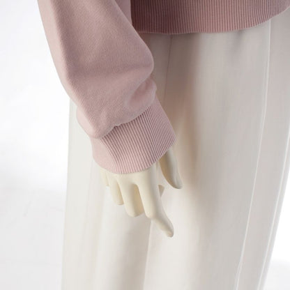 Celine Cotton Logo Sweatshirt Pink XS