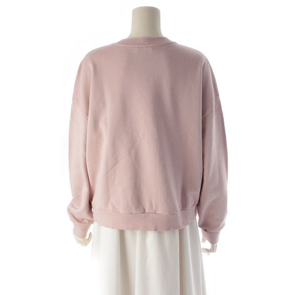 Celine Cotton Logo Sweatshirt Pink XS