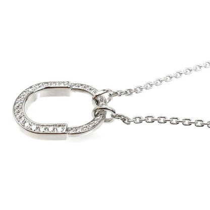 Tiffany & Co. 18K White Gold Rock Small Necklace