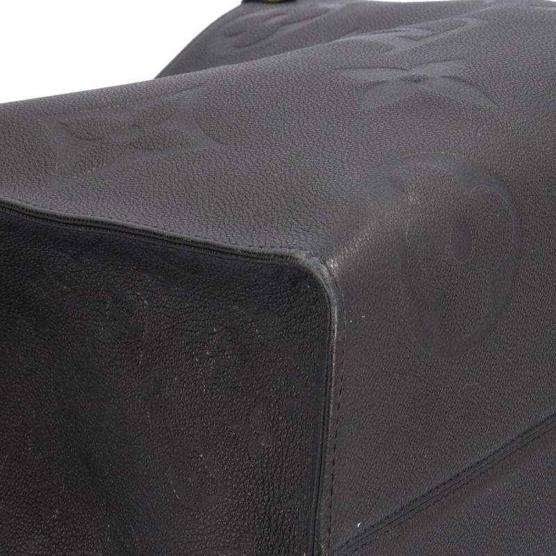Louis Vuitton Monogram Empreinte Shoulder Bag Black Noir Black