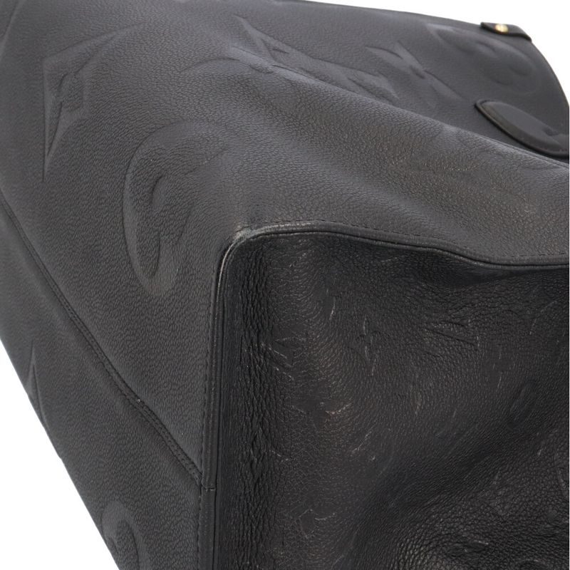 Louis Vuitton Monogram Empreinte Shoulder Bag Black Noir Black
