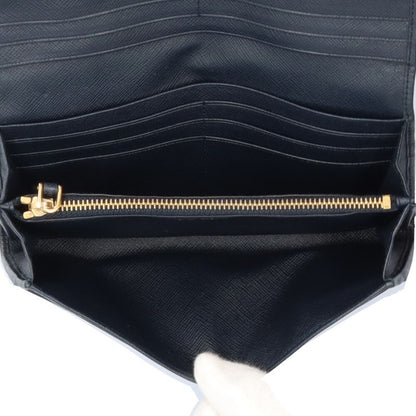 Prada Wallet Nylon Leather Navy Season: All Seasons