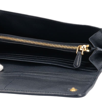 Prada Wallet Nylon Leather Navy Season: All Seasons