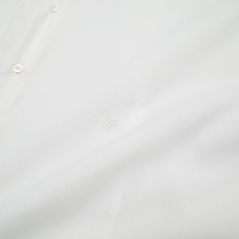 Gucci Long Sleeve Shirt 46 18 Dress GG Logo