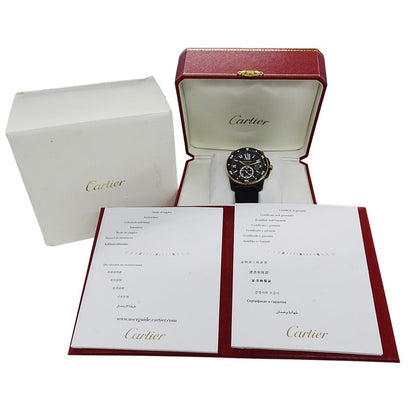 Cartier Watch Caliber Diver Carbon Date Automatic Winding at