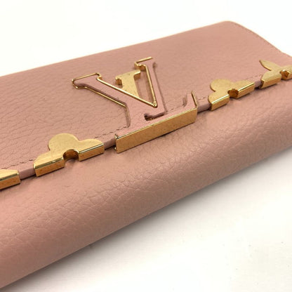 Louis Vuitton Portefeuille Capucines Bifold Wallet Pink