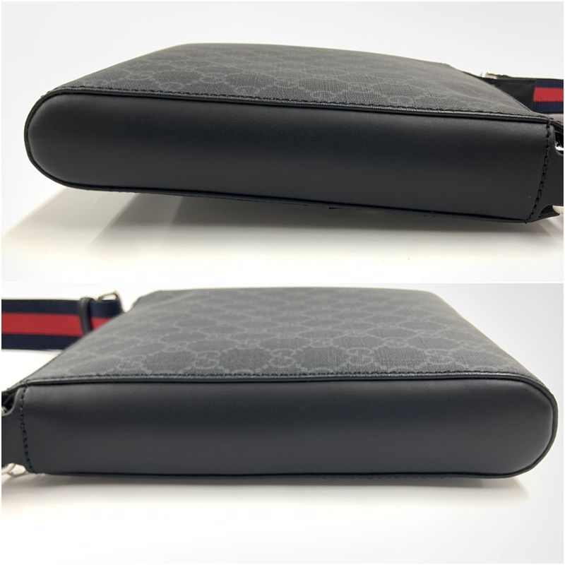 Gucci GG Supreme Small Messenger Bag Black