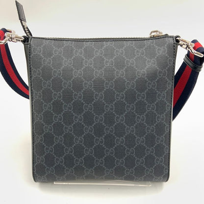Gucci GG Supreme Small Messenger Bag Black