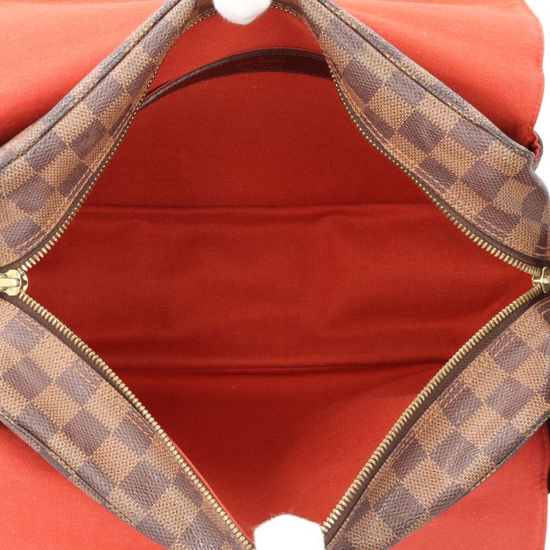 Louis Vuitton Naviglio Damier Shoulder Bag Canvas Brown Naviglio