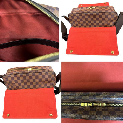 Louis Vuitton Naviglio Damier Shoulder Bag Canvas Brown Naviglio
