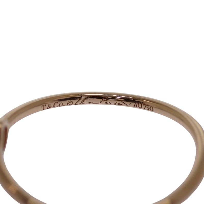 Tiffany & Co. Wave Single Row Ring 18K Pink Gold