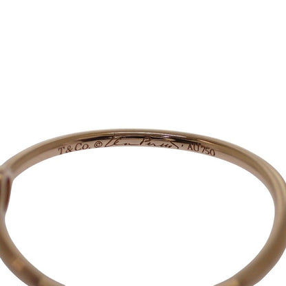 Tiffany & Co. Wave Single Row Ring 18K Pink Gold