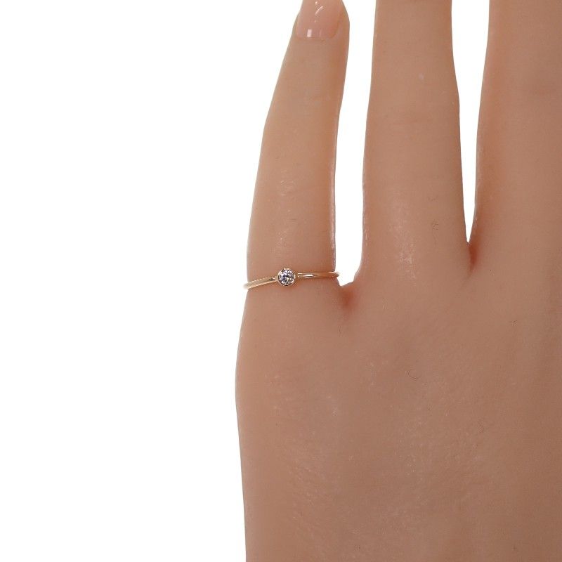 Tiffany & Co. Wave Single Row Ring 18K Pink Gold