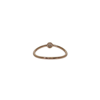 Tiffany & Co. Wave Single Row Ring 18K Pink Gold