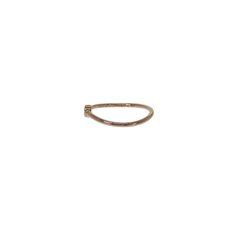 Tiffany & Co. Wave Single Row Ring 18K Pink Gold