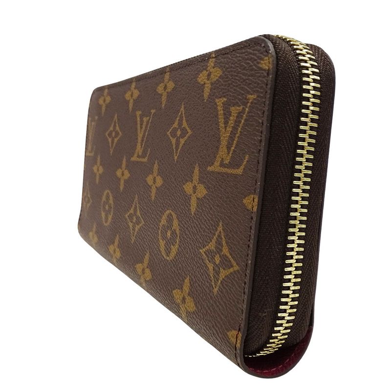 Louis Vuitton Wallet Monogram Canvas Zippy Fuchsia