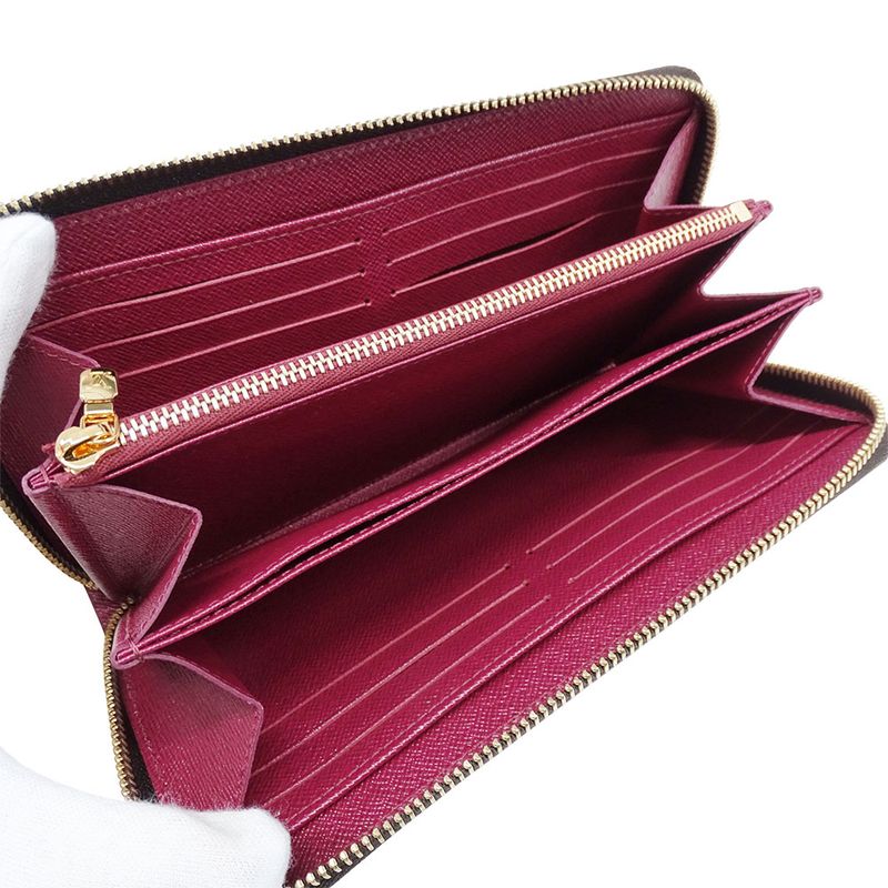 Louis Vuitton Wallet Monogram Canvas Zippy Fuchsia