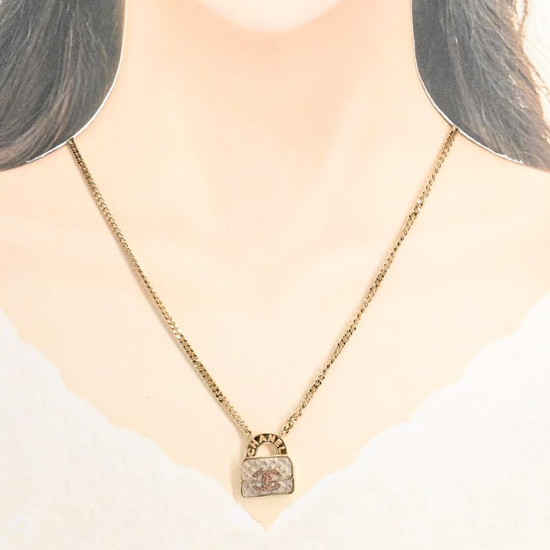 Chanel Necklace White