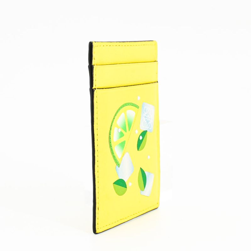 Loewe Card Case Leather Yellow