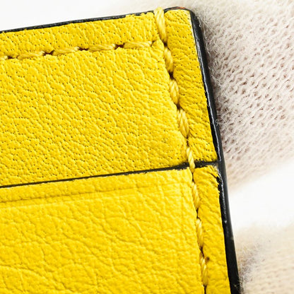 Loewe Card Case Leather Yellow