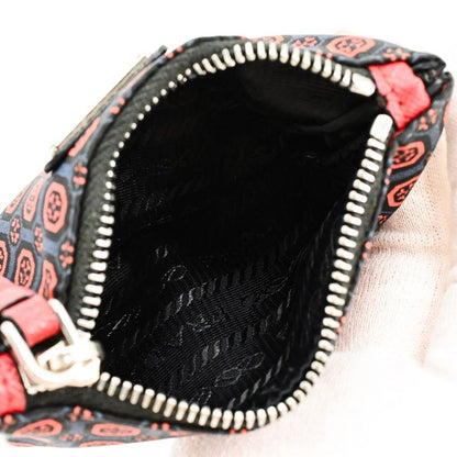 Prada Coin Case Leather Red