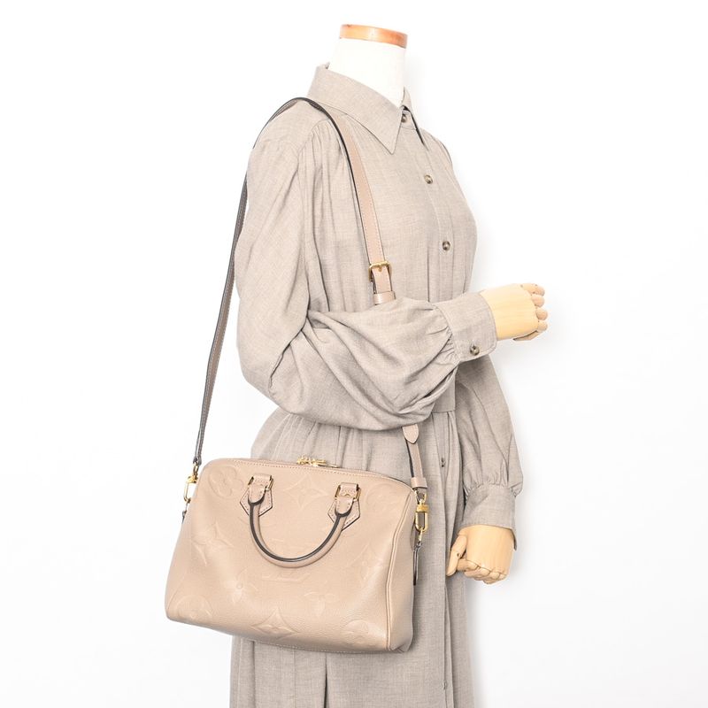 Louis Vuitton Boston Bag Speedy Bandouliere 25 Tourterelle