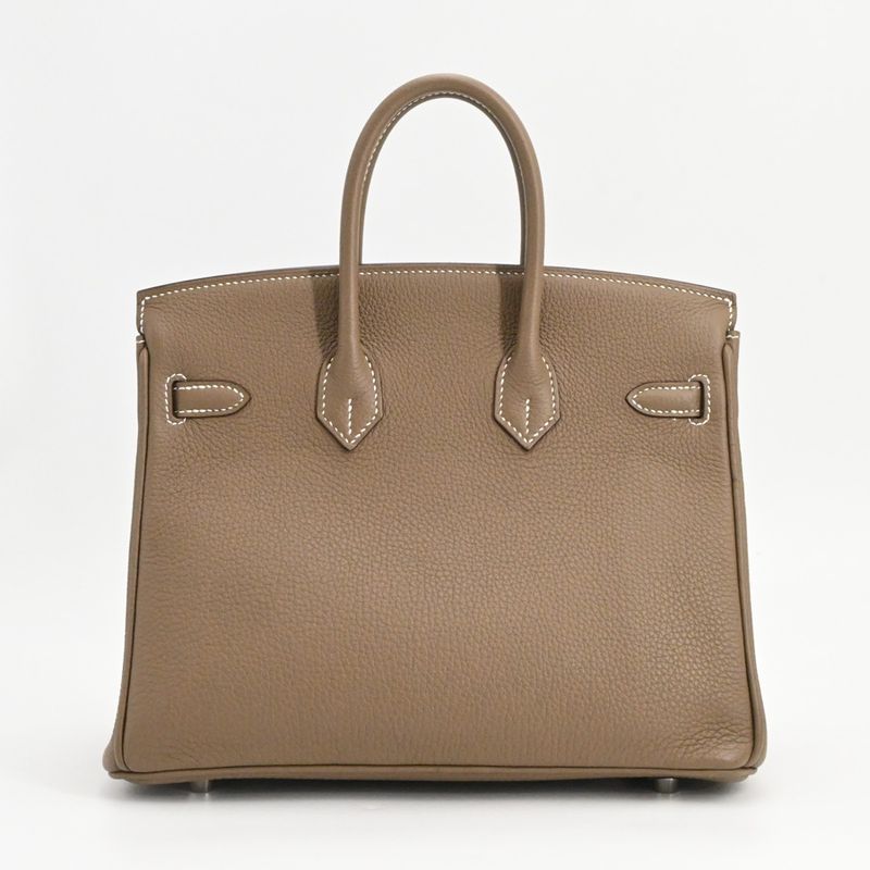 Hermes Handbag Birkin 25 Etoupe