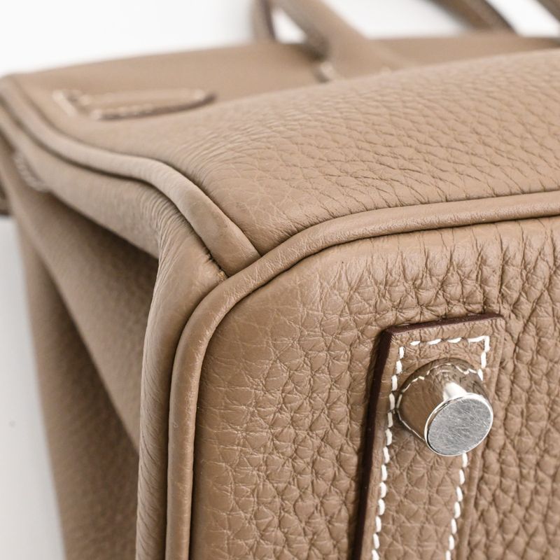 Hermes Handbag Birkin 25 Etoupe