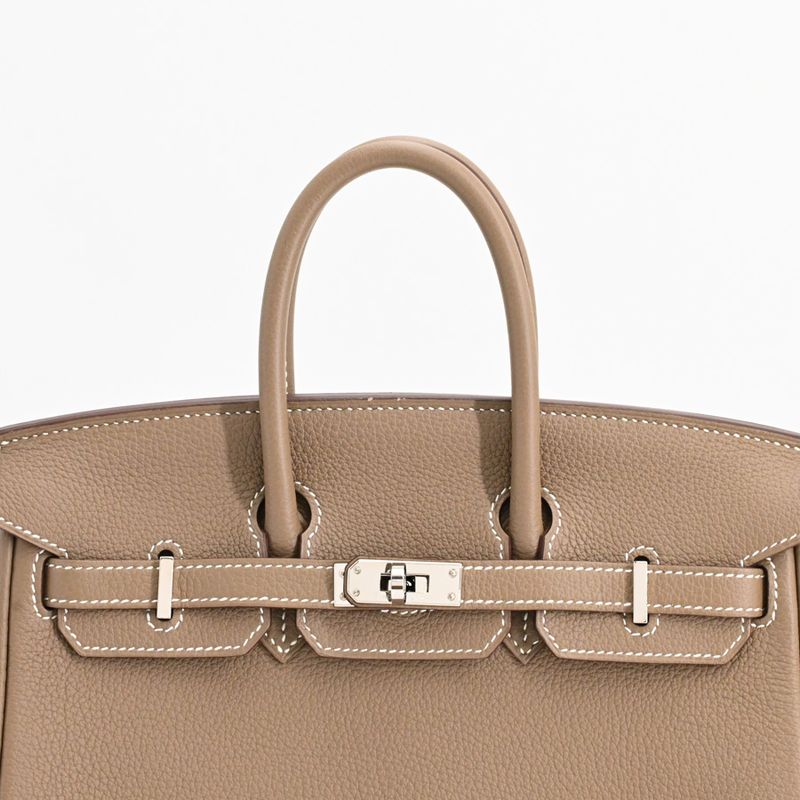 Hermes Handbag Birkin 25 Etoupe