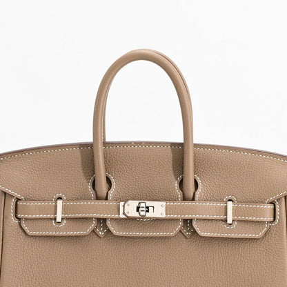 Hermes Handbag Birkin 25 Etoupe