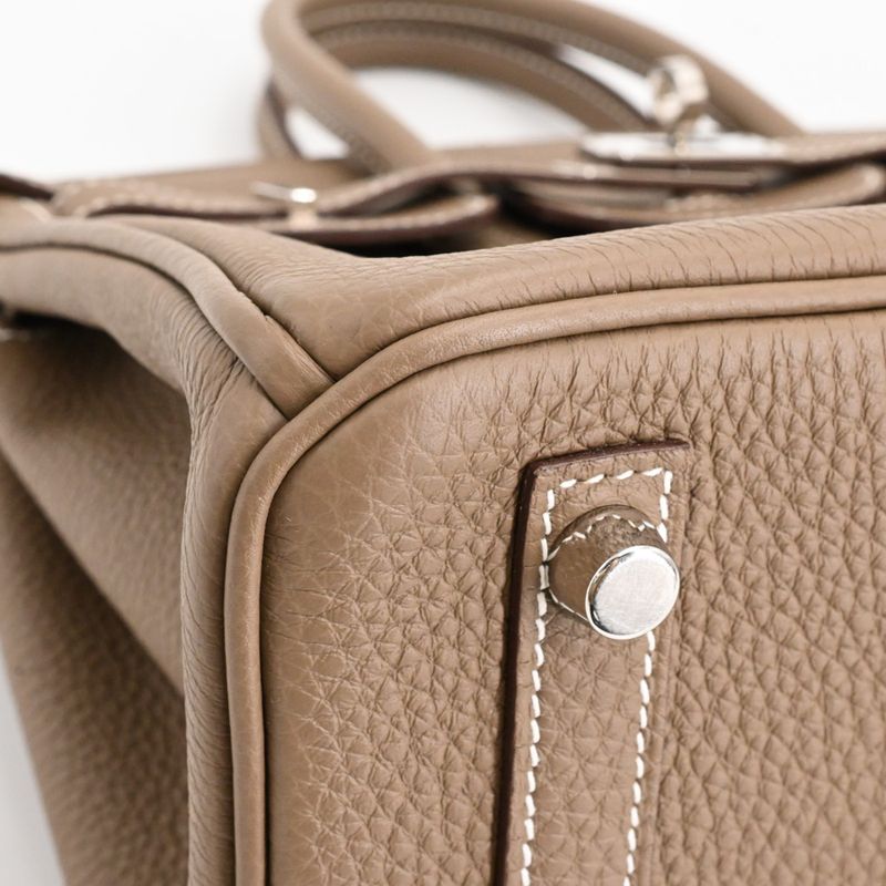 Hermes Handbag Birkin 25 Etoupe