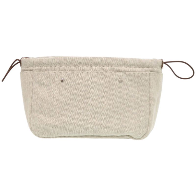 Hermes Fulvi 25 in Cotton Beige Pouch