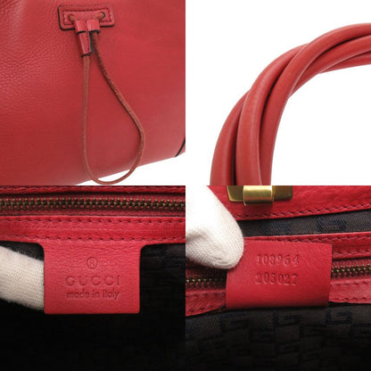 Gucci Leather Red Tote