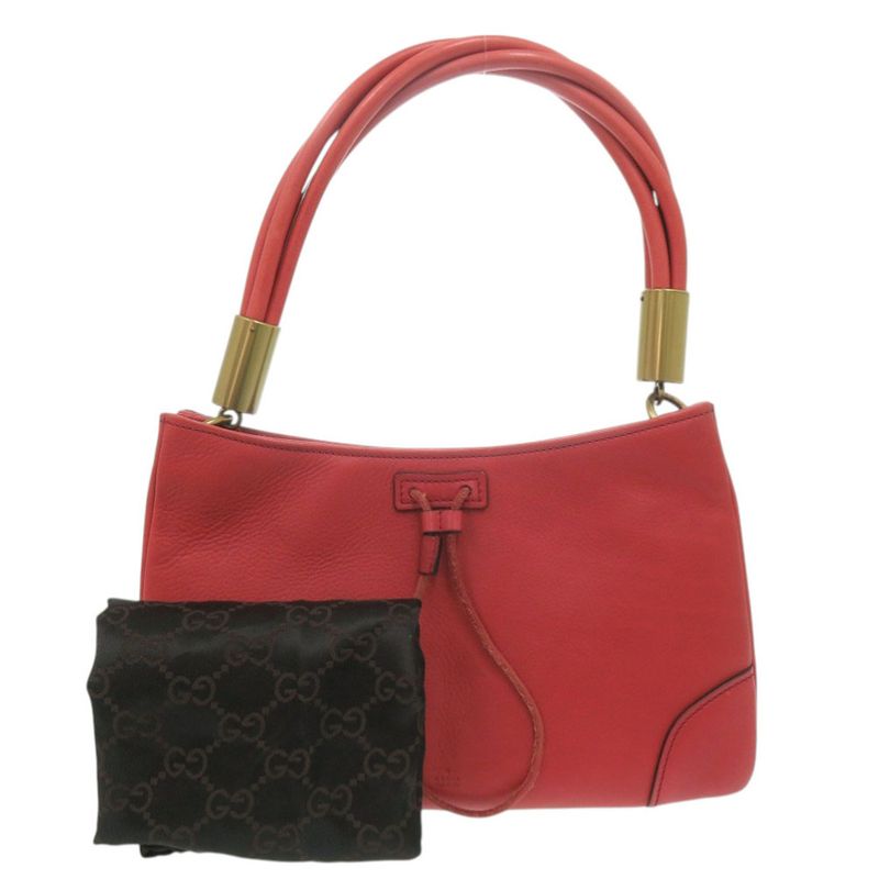 Gucci Leather Red Tote