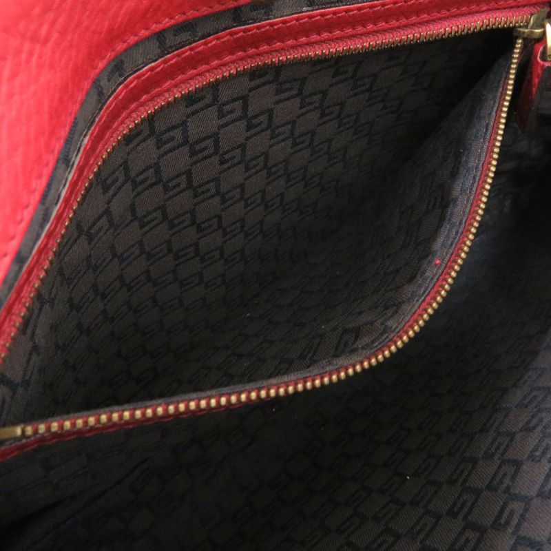 Gucci Leather Red Tote