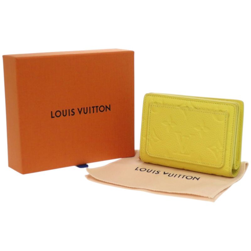 Louis Vuitton Portefeuille Empreinte Monogram Yellow Bifold